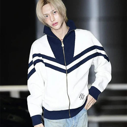 루이비통 니티드 코튼 세일러 블루종 화이트 (원빈, 디에잇 착용) · 김** 고객님