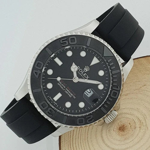 로렉스 요트마스터 블랙 은장 우레탄 44mm · 김** 고객님